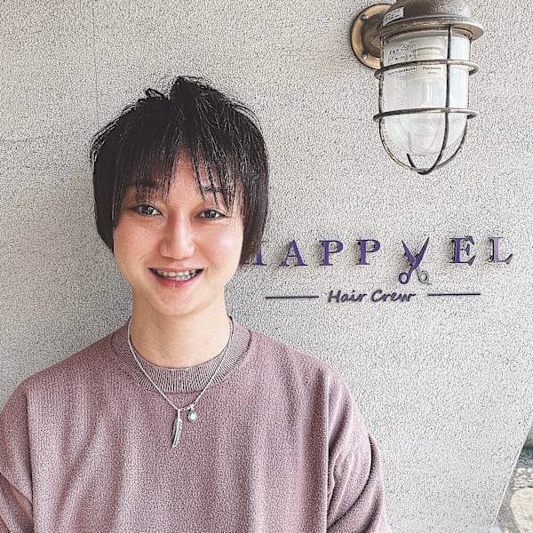HAPPYEL hair crew【ハピエルヘアークルー】のスタッフ紹介。松畑 光由
