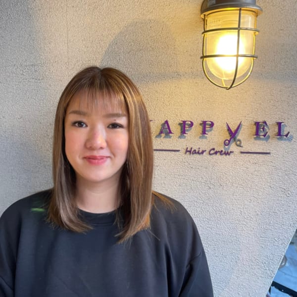 HAPPYEL hair crew【ハピエルヘアークルー】のスタッフ紹介。平石 真子