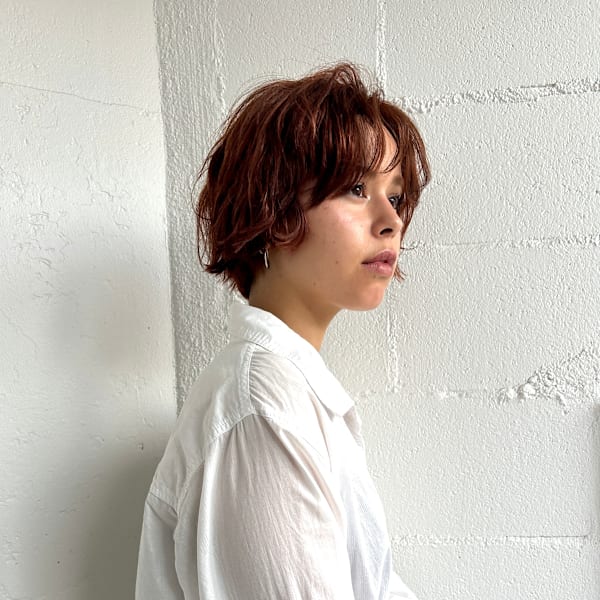 ボブパーマスタイリング