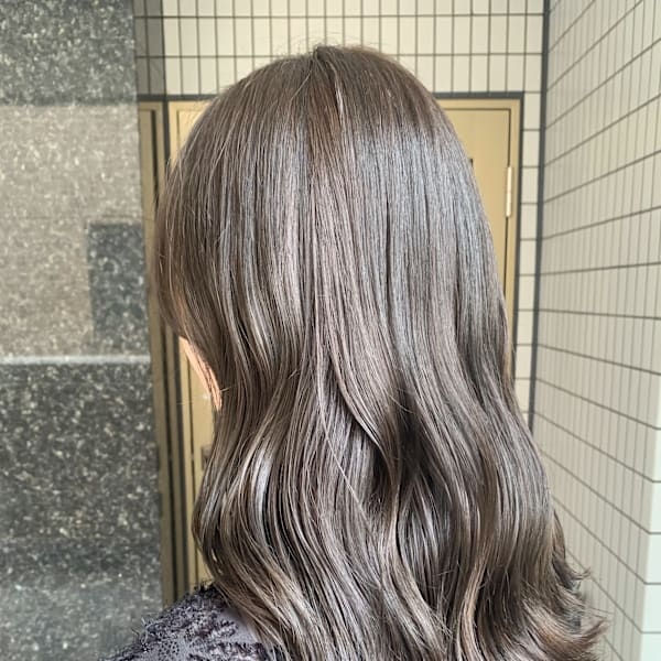 透明感カラー/オリーブグレージュ/イルミナカラー