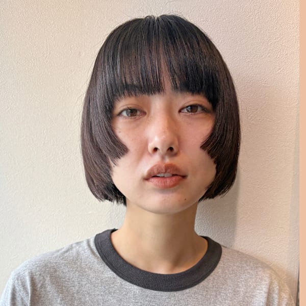 ボブ/髪質改善/ストレート/イルミナカラー