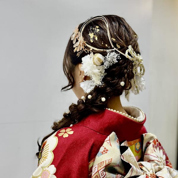 【清水】成人式ヘア編み下ろし