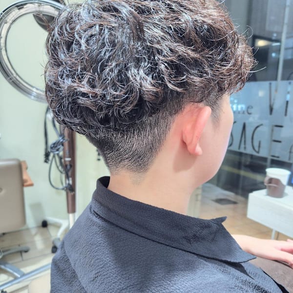 2ブロックパーマ/マッシュ