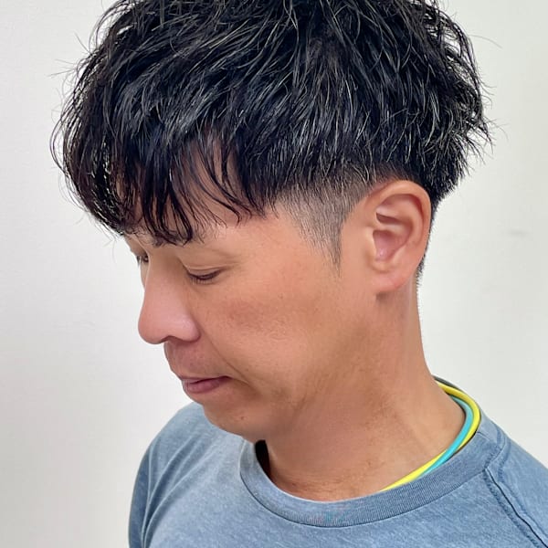 ツイストスパイラルパーマをかけてから30日後のカット