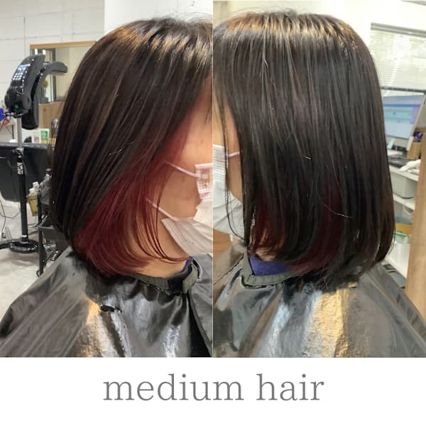 ≪お客様スタイル≫ インナーカラー