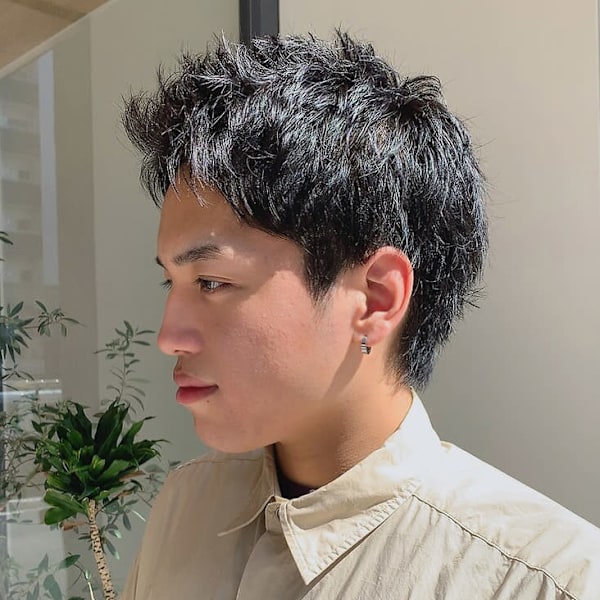 メンズベリーショート*メンズカット*ビジネスマン*黒髪