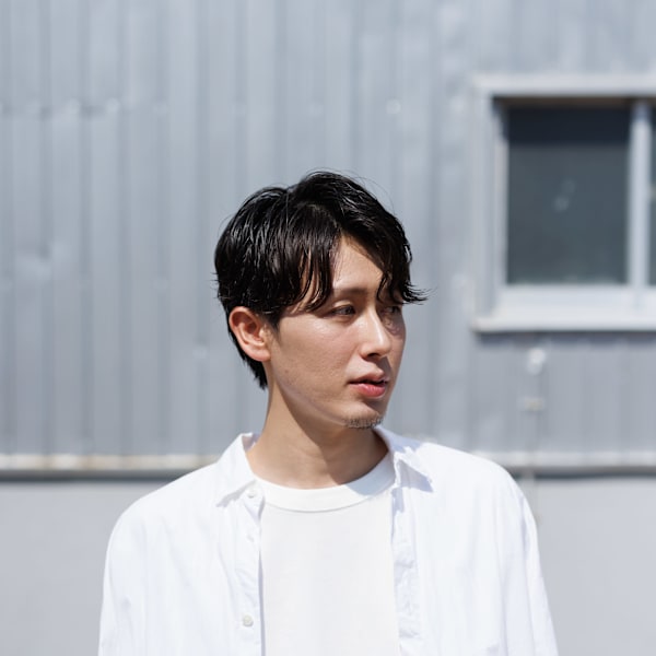 センターパートニュアンスパーマ|URBAN