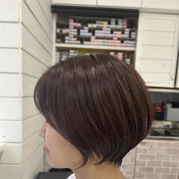 terrace岩政/ショートボブ/30代40代/姪浜|terrace hair & botanical