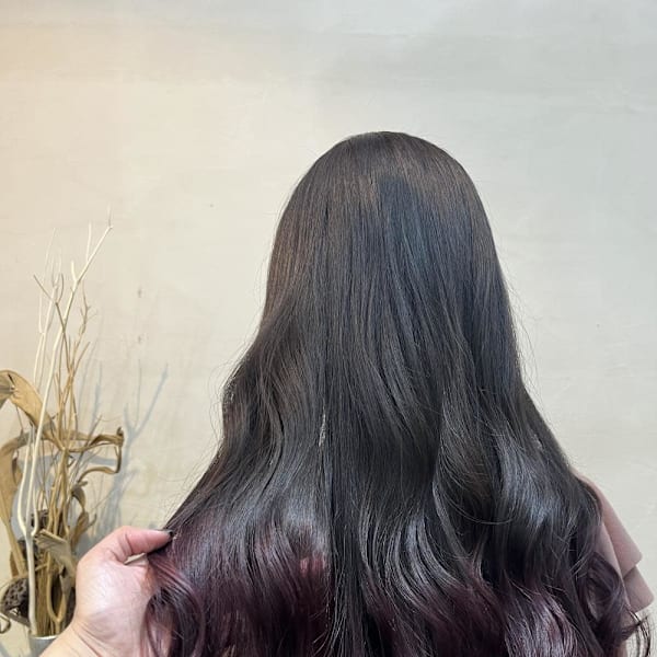 lavender ash × cherry red…