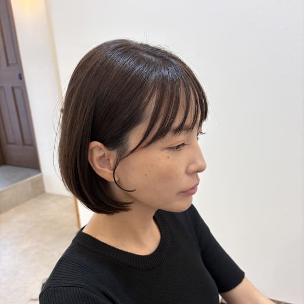 人気のボブスタイル|半個室型美容室 Sourire 野芥店