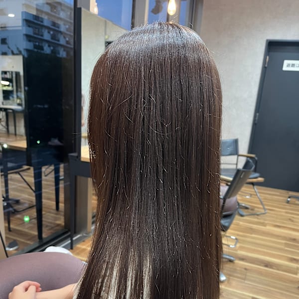 ロング　ラベンダーカラー