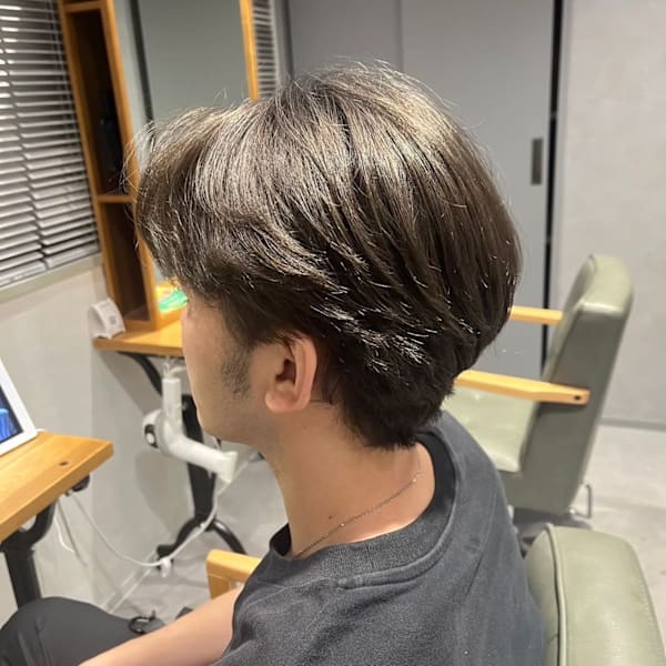 ブリーチカラー×ミルクティーベージュ