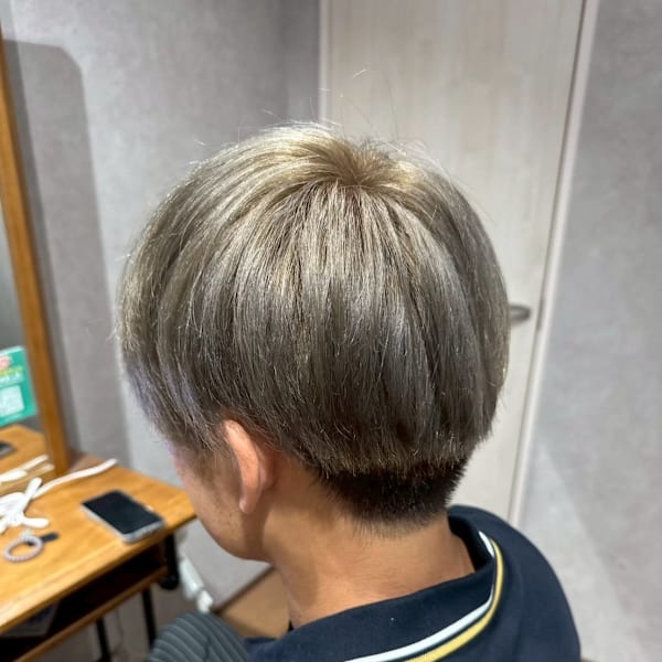 ツーブロック×スキンフェード