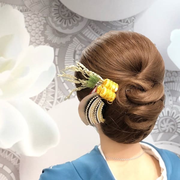 ヘアアレンジ　お呼ばれヘア