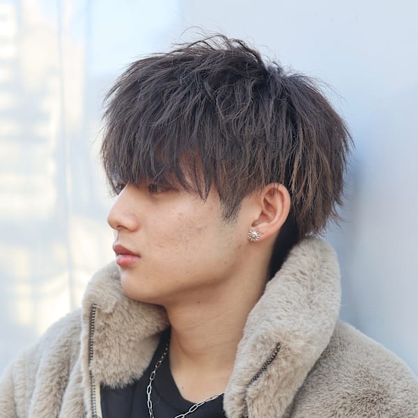 メンズマッシュ メンズパーマ メンズヘア ツイストスパイラル