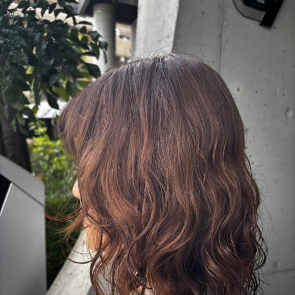 くせ毛を活かす/パーマ/クリーム仕上げ