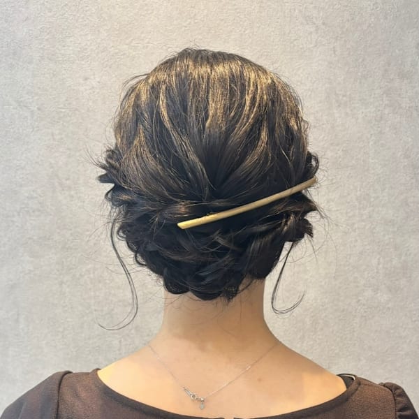 シニヨンお呼ばれ大人アレンジ20代30代