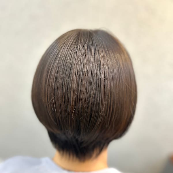 大人ナチュラルショートボブ