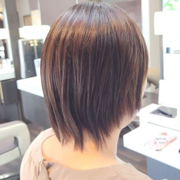 酸性ストレートボブ