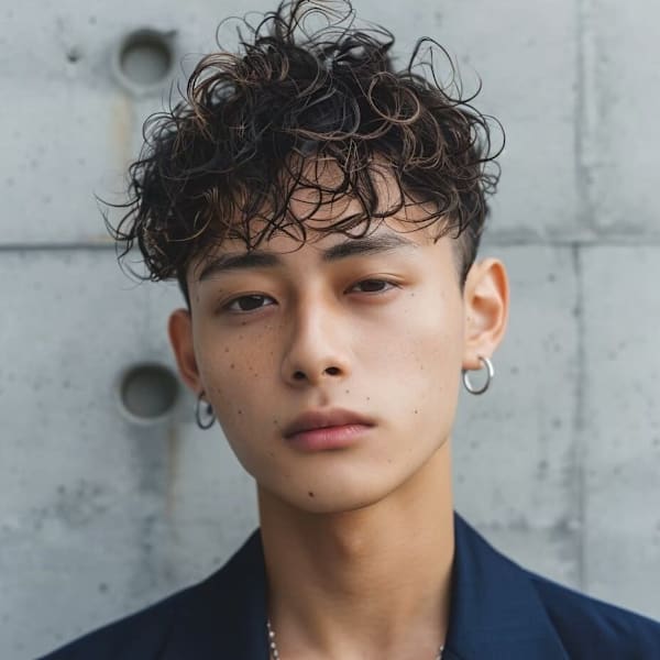 ツイストスパイラルパーマ 波巻きスパイラル ツーブロック|髪質改善 SEPT. 天神大名