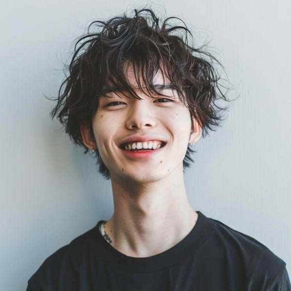 ツイストスパイラルパーマ 刈り上げ 無造作パーマ マッシュ|髪質改善 SEPT. 天神大名