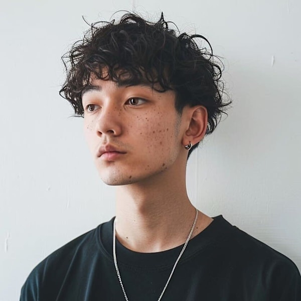 ツイストスパイラルパーマ ツーブロック マッシュ 20代|髪質改善 SEPT. 天神大名