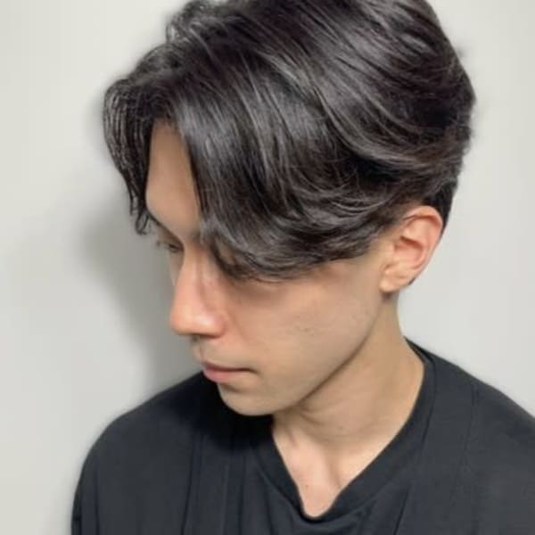 大人クールなナチュラルセンターパート♯54