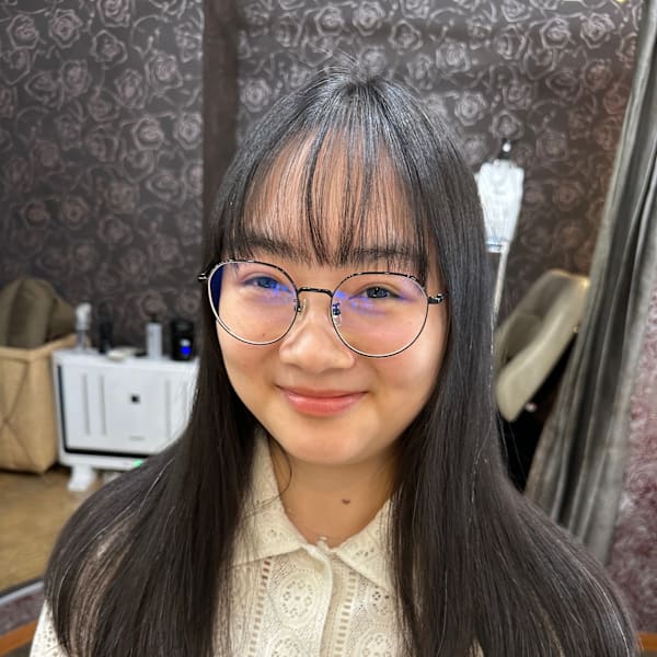 【カットで整える✨️】艶ストレート×シースルーバング