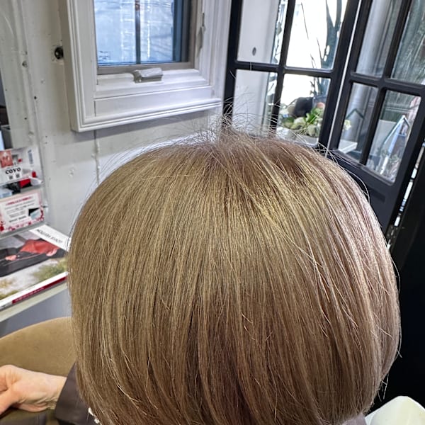 【白髪染め】【オイルグロスカラー】【白髪90%】アッシュ系