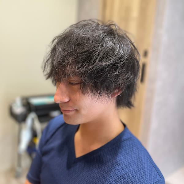 ミディアムヘア　スパイラルパーマ|Feerique hair salon