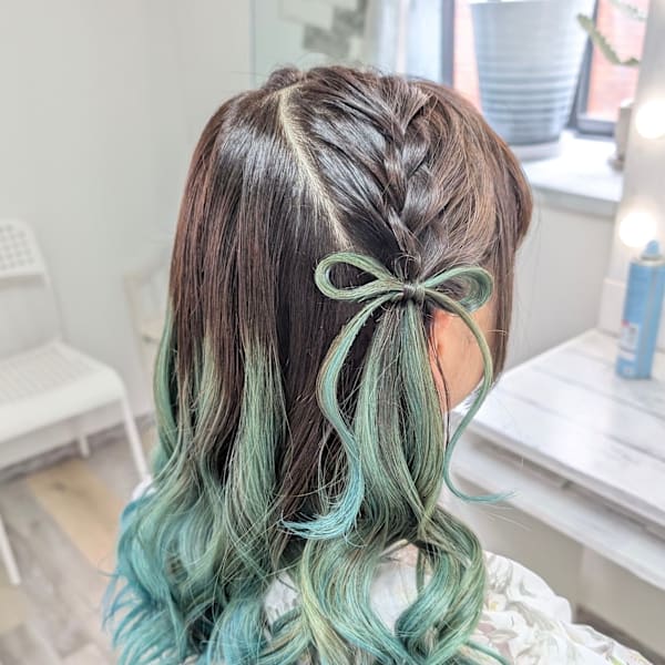 リボンハーフツイン