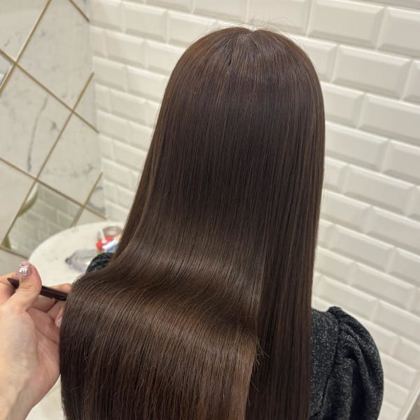 ブリーチなしオリーブベージュ*まゆ