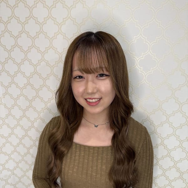 アッシュベージュロング