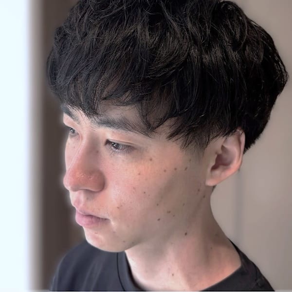 清潔感マッシュショートスタイル