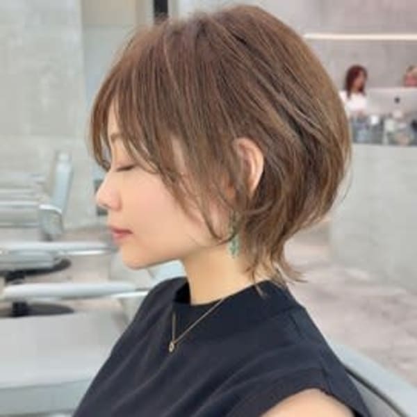 耳掛けミニウルフ ウルフカット ウルフ ネオウルフ ショート