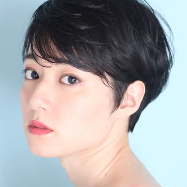 ショート・ボブ/丸顔/前髪あり/絶壁解消/40代/50代/