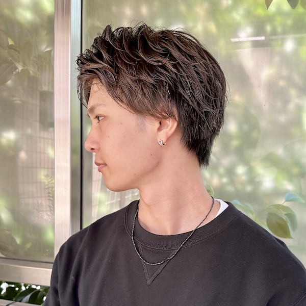 ビジネスヘア就活ヘアツーブロック刈り上げフェードメンズ|5 SCENE AOYAMA