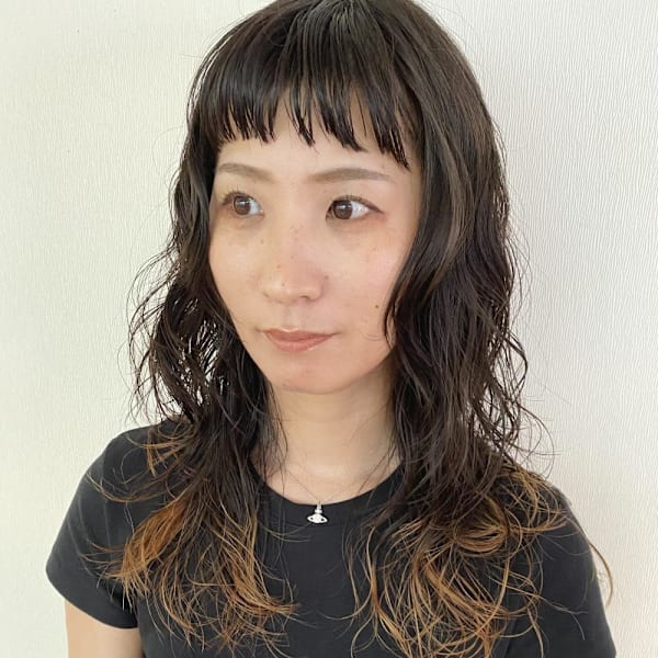 レイヤーカット/スパイラルパーマ