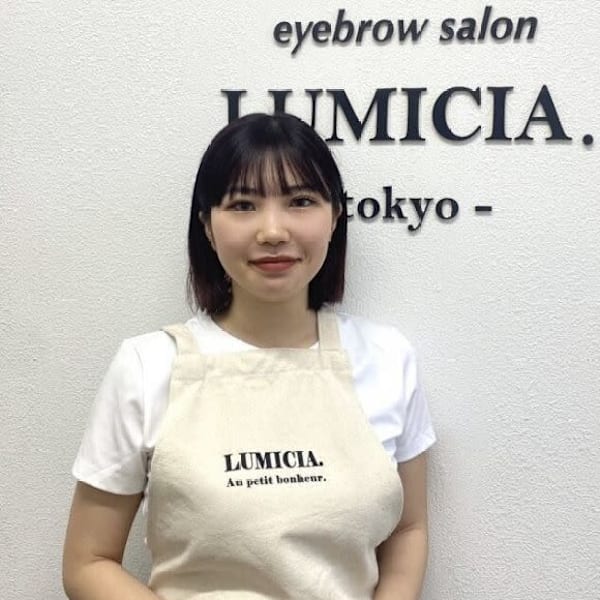 眉毛/アイブロウサロンLUMICIA.-TOKYO-福岡天神2号店【眉毛専門店】【マユゲアイブロウサロン ルミシアトウキョウ フクオカテンジンニゴウテン マユゲセンモンテン】のスタッフ紹介。マユ マユゲ
