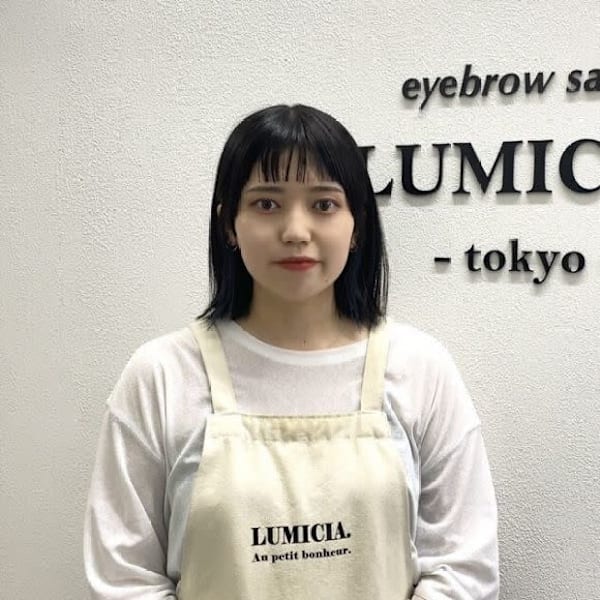 眉毛/アイブロウサロンLUMICIA.-TOKYO-福岡天神2号店【眉毛専門店】【マユゲアイブロウサロン ルミシアトウキョウ フクオカテンジンニゴウテン マユゲセンモンテン】のスタッフ紹介。チナ マユ