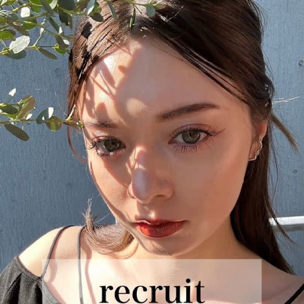 全席個室美容室 Zina 千早 髪質改善&トリートメント【ゼンセキコシツビヨウシツ ジーナ チハヤ カミシツカイゼン】のスタッフ紹介。Zina recruit