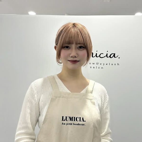 アイブロウサロン LUMICIA.-TOKYO-千葉店【眉毛/まつげパーマ専門店】【アイブロウサロン ルミシア トウキョウ チバテン マユゲ マツゲパーマセンモンテン】のスタッフ紹介。リナ マユゲ