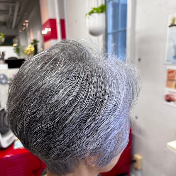 【ヘアマニキュア】【白髪】ショートスタイル