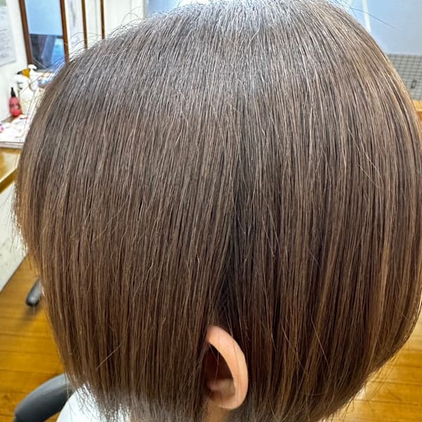 縮毛矯正ショート