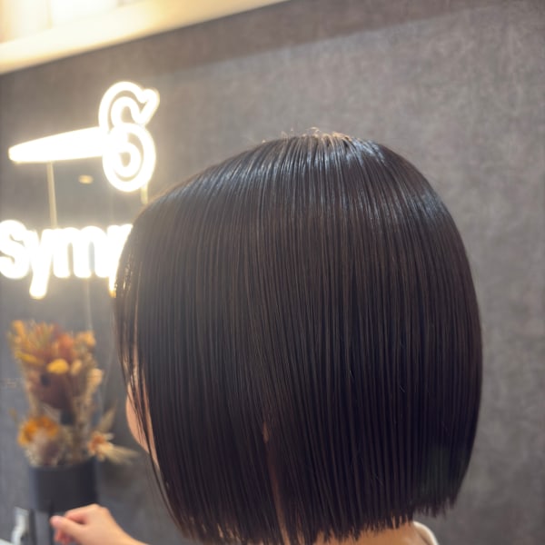 切りっぱなし/ボブ/ミニボブ/髪質改善|Sympa"