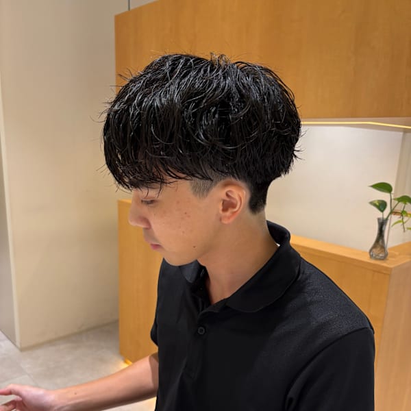 緩めシャドウパーマ