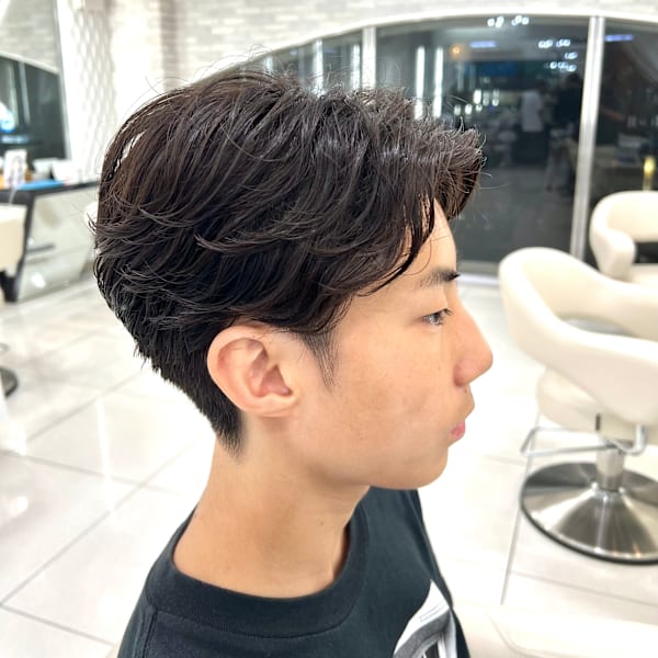 ビジネスOK◎メンズパーマニュアンスパーマ