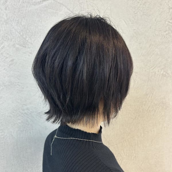 ワイドバング/ホワイトブロンド[髪質改善/ヘアセット/大宮]