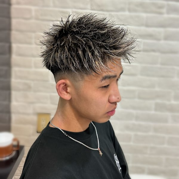 ジェットフェード×ホワイトメッシュ