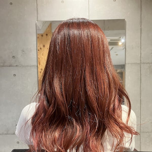 ピンクバレイヤージュ